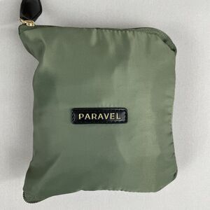 Paraval Fold Up Light Weight Backpack Unisex Green Travel Compact Gorpcore Army